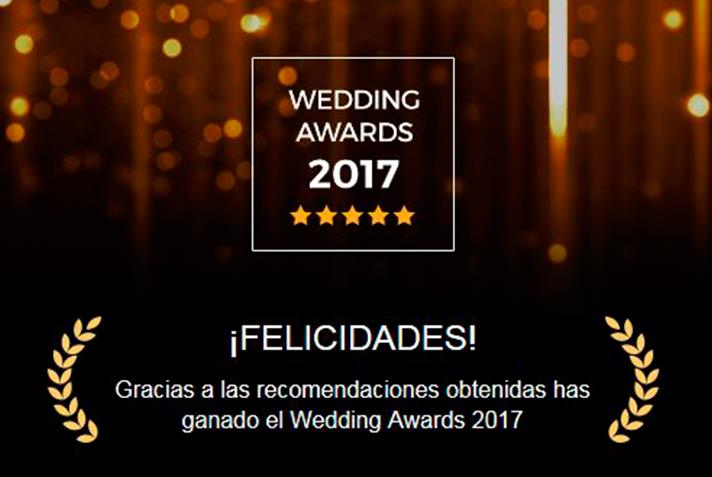 El Hotel Alimara Barcelona obtiene de nuevo el premio Wedding Awards 2017 en la categoría Banquete